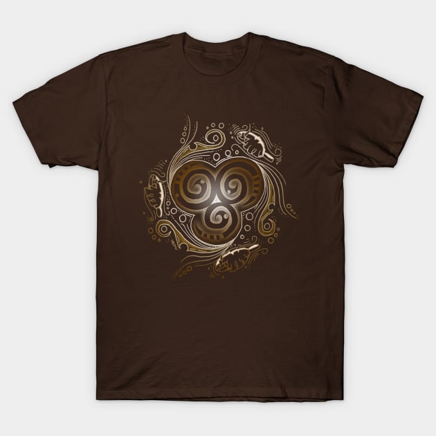 Tribal Air. T-Shirt by hybridgothica